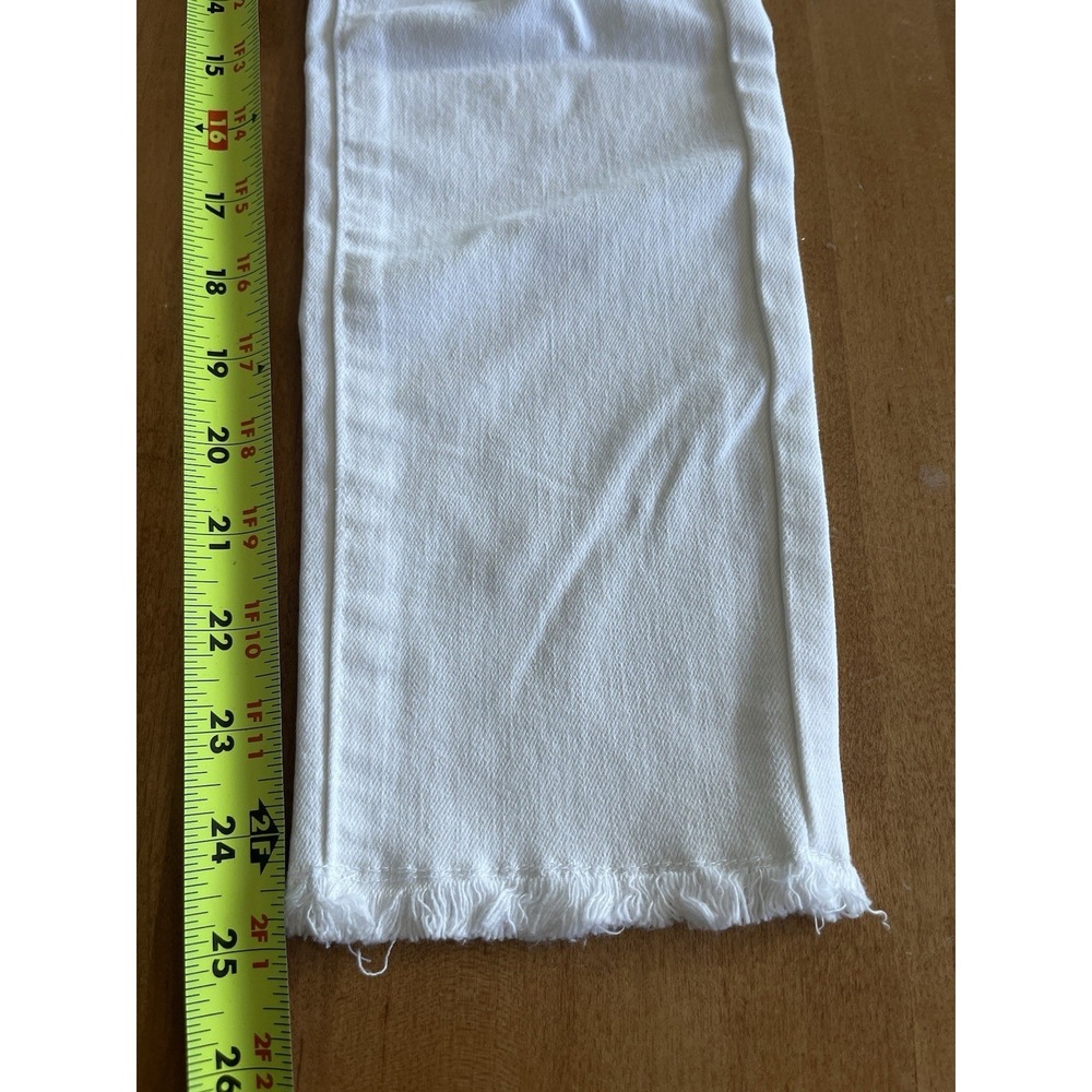 KanCan Women's White‎ Denim Jeans Size 3/25 Distressed Skinny Summer - Picture 7 of 11